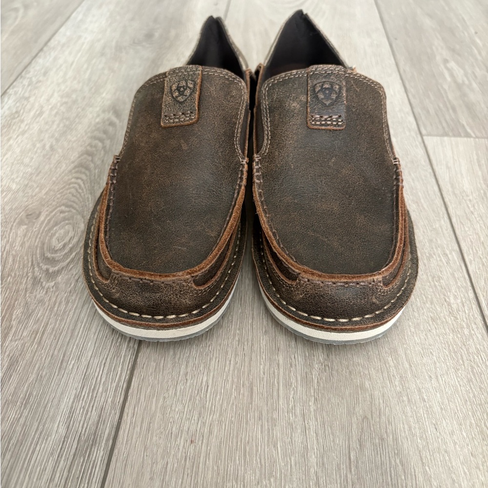 Ariat Men's Cruiser Rich Crown Casually Camo Shoes Slip-On Brown 41/8EE Wide - Picture 4 of 10
